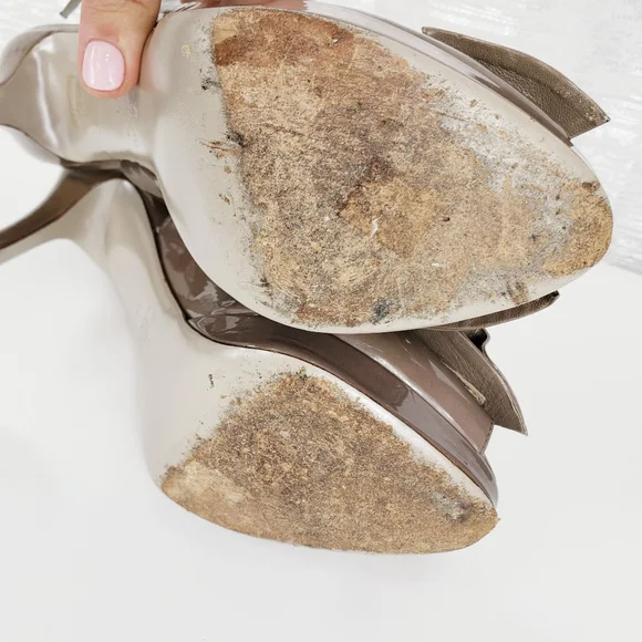 Valentino garavani bow slingback heels